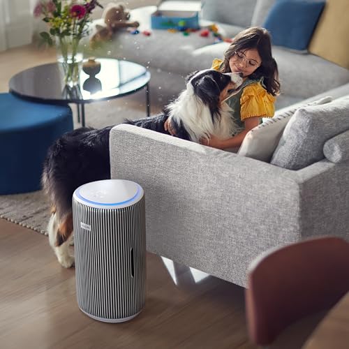 Philips Smart Air Purifier PureProtect 3200 Series - 135 m2, HEPA, Active Carbon, 5 Speeds, Sleep Mode, Child Lock, Connected to Smart Phones, Silver/White - AC3220/10