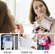 Queboom Travel Makeup Bag Cosmetic Bag Makeup Bag Toiletry bag for women and girls
