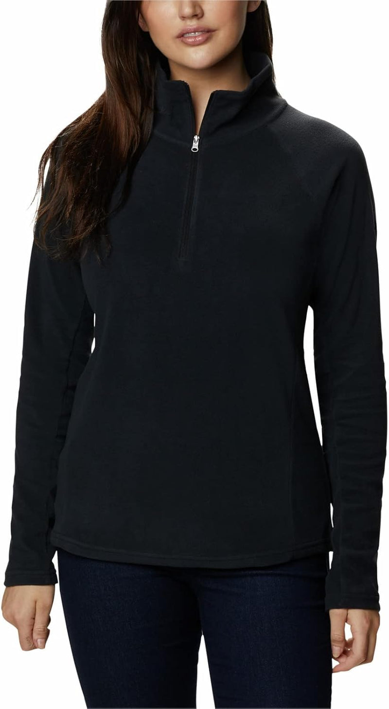 WoMen Fleece Sweater, Glacial IV 1/2 Zip - Black