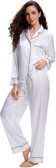 womens Dmz0017 Pajama Set (pack of 2) - White