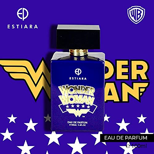 Estiara Wonder Woman Perfume For Kids Eau De Parfum 100ml Sweet Floral Fruity Musky Fragrance For Her - Warner Brothers