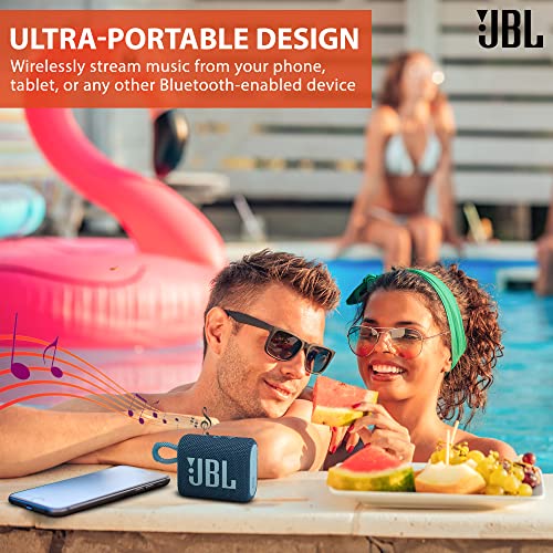 JBL Go 3 Portable Bluetooth Wireless Speaker, IP67 Waterproof and Dustproof Built-in Battery - Red - Boomph's Comprehensive Ultimate Performance Cloth Solution for Your On-The-Go Sound Experience