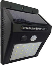 360 Light 20 LEDs Solar Motion Sensor Waterpoof Heatproof Outdoor Light, White, H10.2 x W15.8 D5.6 cm