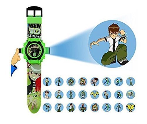 King Seller Ben 10 24 Images Projector Watch for Kids