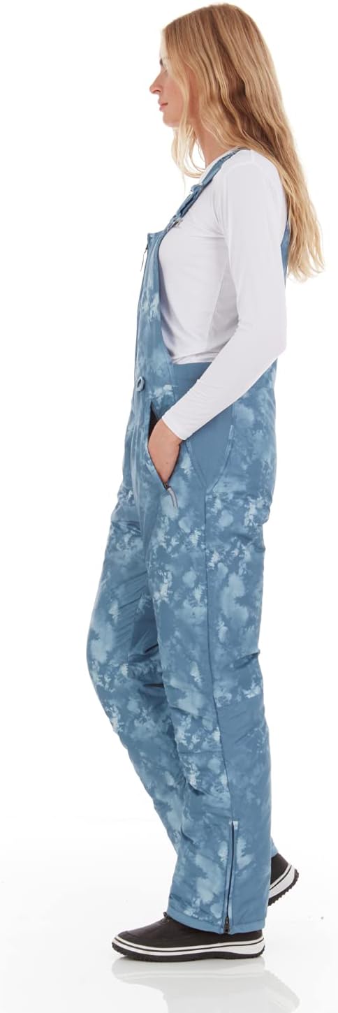 Arctic Quest womens Ski Snow Bibs Pants Insulated Water Resistant Overalls Snowboarding Winter Waterproof Pants Overalls (pack of 1)