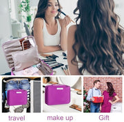Queboom Travel Makeup Bag Cosmetic Bag Makeup Bag Toiletry bag for women and girls