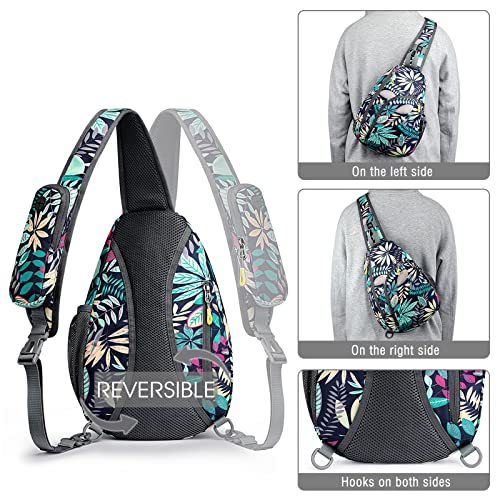 G4Free Small Sling Bag Shoulder Backpacks Gym Bags Chest Rucksack Crossbody Daypacks for Hiking Outdoor