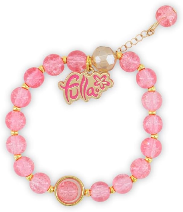 Fulla Little Charmers Bracelet Set with 4 Stylish Designs, Colorful Beads, Metal Heart Charm in Cute Case, Fashion Jewelry Accessory for Creative Expression Play, Girls Ages 3+
