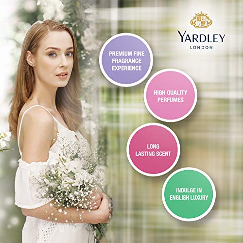 Yardley London Feather Eternal Eau De Parfum - 100ml Notes Of Rose Leaves, Red Berries, Magnolia, & Jasmine For Delicate Women