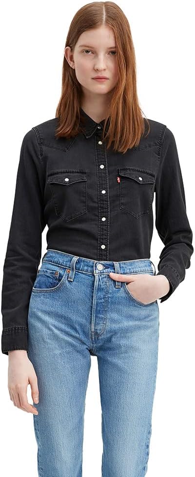 Womens The Ultimate Western Shirt - Blacks