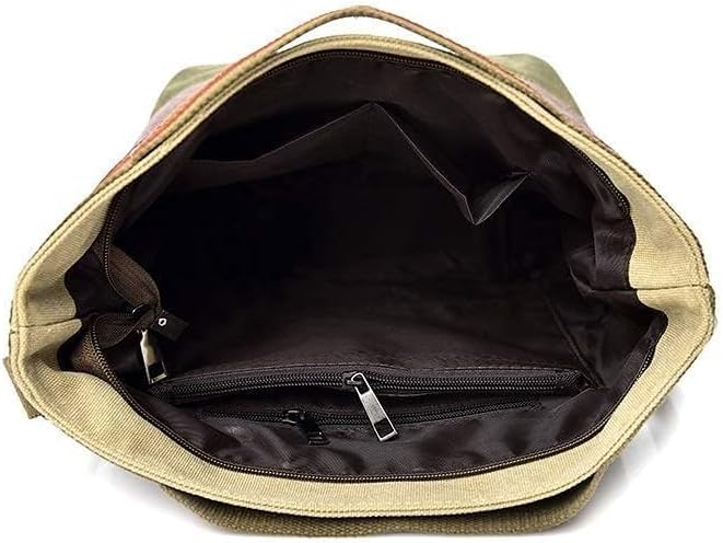 AI VI Womens shoulder bags canvas Hobo Handbags Multi-Color Casual Messenger Bag Top Handle Tote Crossbody Bags - One Size
