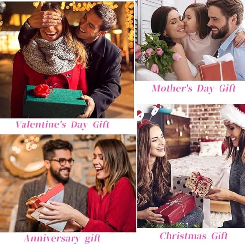 Mothers Day Rose Gifts for Mom, Galaxy Glass Rose Forever Eternal Crystal Flower Light Up Rose in Glass Motherâ€™s Day Birthday Gifts for Women Mom Wife Grandma Daughter Colorful