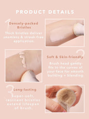 Sheglam Skinfluencer Foundation Brush, Beige
