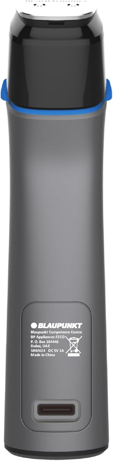 Blaupunkt 14-in-1 Trimmer & Shaver Kit for Men Precision Beard Trimmer, Nose & Body Groomer, USB-C Rechargeable, LCD Display, 120 Min Runtime, Quick Charge, Multiple Guide Combs