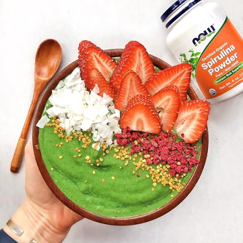 Now Foods Organic Spirulina, Super Green, 500Mg, 200 Tablets