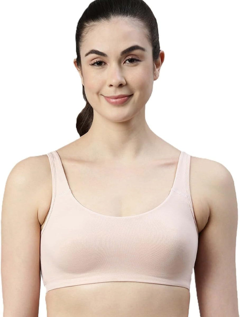 Women SB06 Non Padded Non Wired Bra (pack of 1) - Pearl
