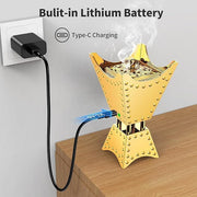 Luxury Electric Bakhoor Burner – USB Rechargeable & Portable Aromatic Diffuser