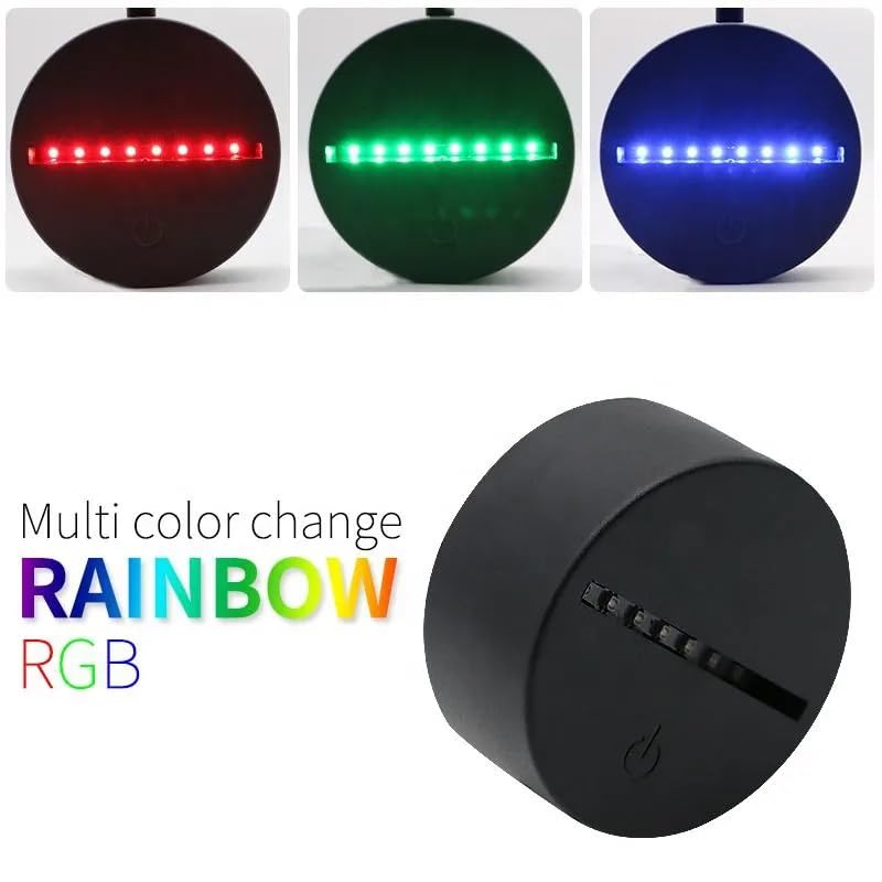 Farasha Decoration Multi Colored LED Lamp Luminous Message Erasable Acrylic Writing Board Night Light Desk Night Lamp Home DÃ©cor Light, Wife, Husband Gift Kids Gifts Woman And Men Gifts.