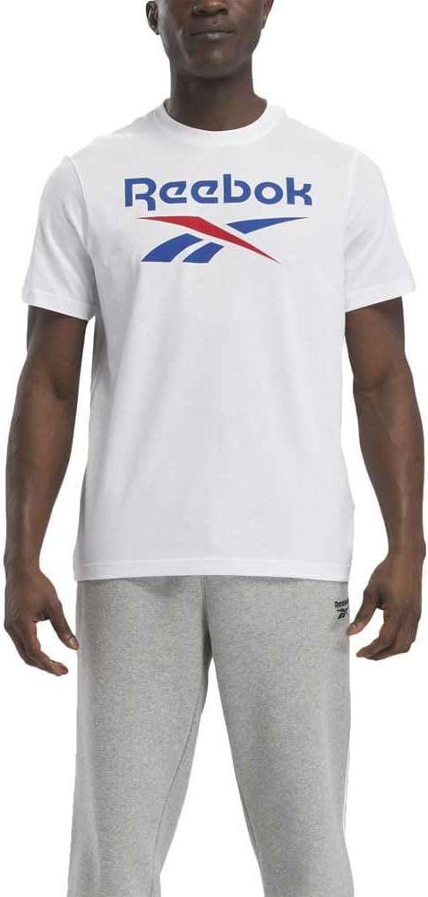 mens Identity Big Logo Tee T-Shirt (pack of 1) - White
