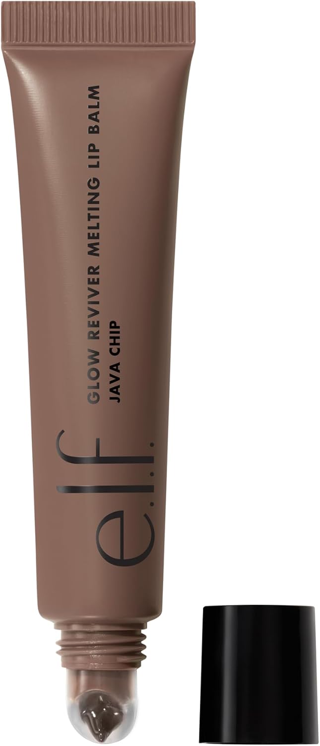 Glow Reviver Melting Lip Balm, Hydrating Tinted Lip Balm For A Glossy Finish & Soft, Supple Lips, Vegan & Cruelty-Free, Yummy Gummy - Java Chip