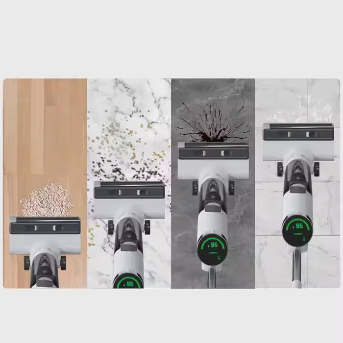 SmartClean™ Cordless Wet & Dry Vacuum Cleaner and Mop – Self-Cleaning, Streak-Free Drying, Lightweight & Portable, Powerful on Hard Floors, Corners, Sticky Messes & Pet Hair