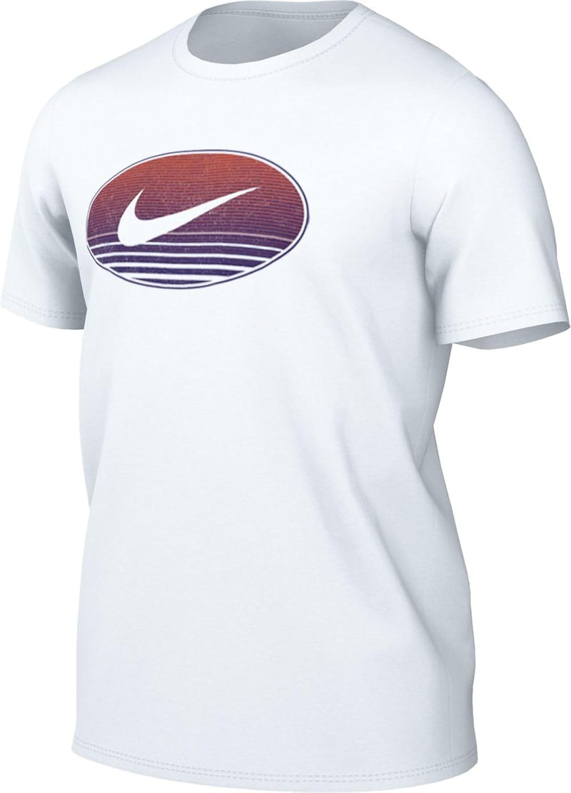 Mens Dri-FIT Slub Label Novelty TEES AND T-SHIRTS (pack of 1) - WHITE