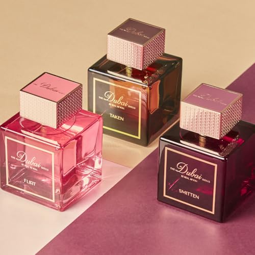 THE Dubai DOLLS Luxury Eau de Parfum ??FLIRT | A vibrant blend of pink pepper, peony, and honey for a captivating scent, perfect for day and night. (100ml)