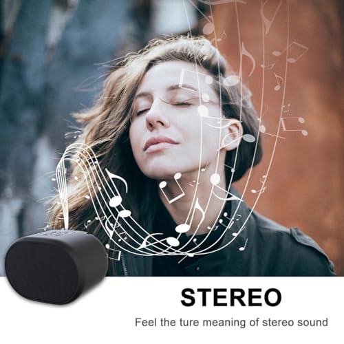 Eageroo Bluetooth Speaker Mini Speaker Small Music Box Portable TF Card / 3.5 mm AUX USB Black