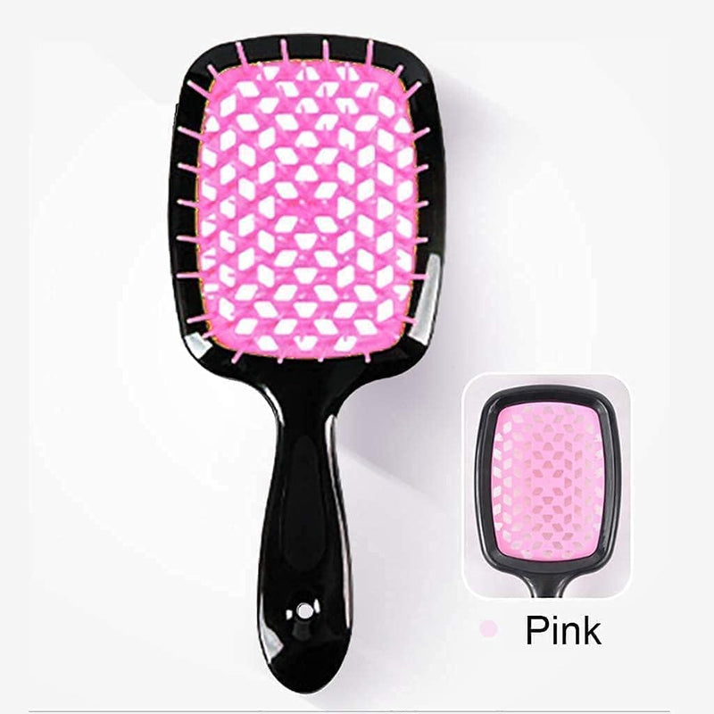 EXV Detangling Hair Brush, New Hollow-out Massage Curl Comb for Natural Curly Wet Dry Thick Straight Long Hair