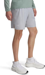 Mens Men's UA Launch 7" Shorts Bottoms (pack of 1) - Mod Gray / White / Reflective