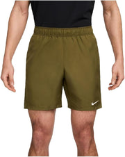 mens Court Dri-FIT Victory 7" Shorts (pack of 1) - OLIVE FLAK/(WHITE)