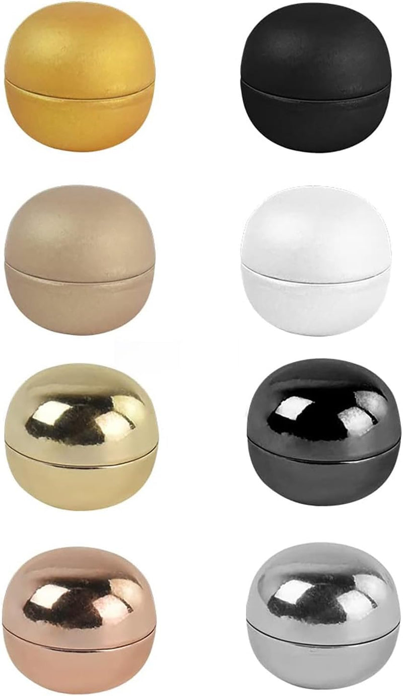 Yoezuo 8 Pcs Magnetic Hijab Pins, No Magnet, No Holes, Easy to Use, Super Strong Magnet, 8 Colors