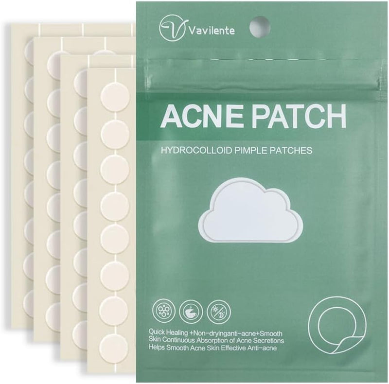 Vavilente Acne Pimple Patches, Hydrocolloid Acne Patches with Tea Tree Oil,Salicylic Acid & Calendula Oil,Pimple Patch for Face, Zit Patches,Pimple Stickers(150 Count)