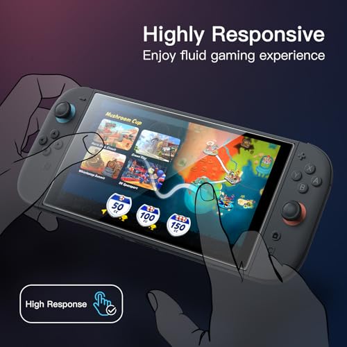 JETech Screen Protector for Nintendo Switch 2 2025, 9H Tempered Glass Film with Easy Installation Tool, Anti-Scratch, HD Clear, 2-Pack