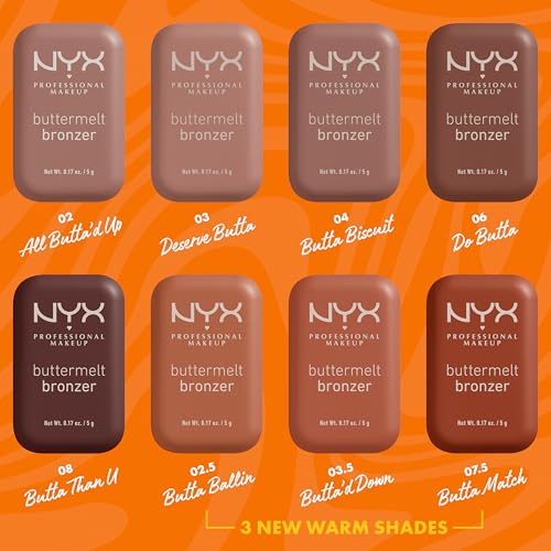 NYX PROFESSIONAL MAKEUP BUTTERMELT BRONZER ALL BUTTA D UP