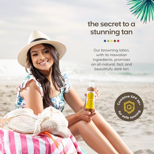 Maui Babe Browning Lotion - All Natural Fast Dark Tan