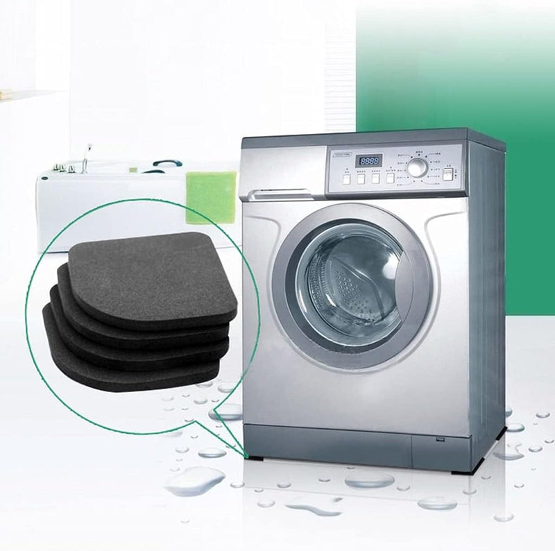 NVJKPOY 4pcs Stand for Washing Machine Anti-vibration Pad Shock Pads for Washing Machine Non-slip Mats Refrigerator Multifunctional Pad