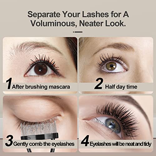 SWEET VIEW Eyebrow Brush Eyelash Separator Brow Comb & Lash Spoolie Professional Eye Makeup Tools (3 Pieces Set)
