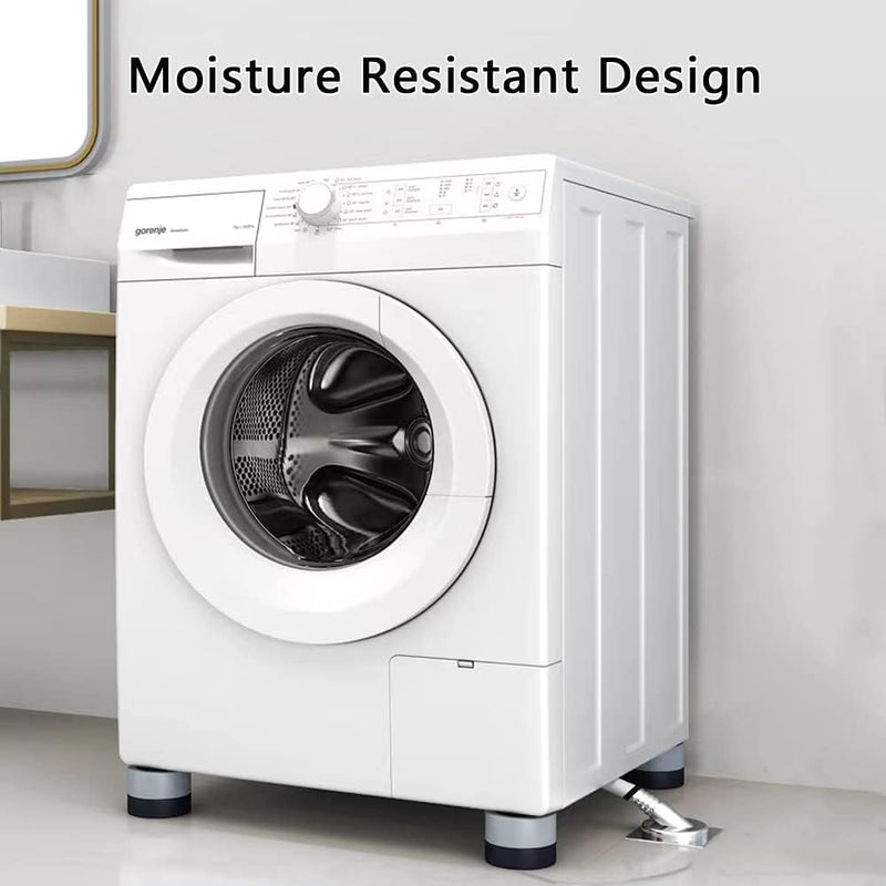 Zucng Washing Machine Foot Pads 4Pcs, Anti-vibration Pad Universal Foot Pad Base, Noise Cancelling Support for Washing Machine Refrigerator Dishwasher Dryer