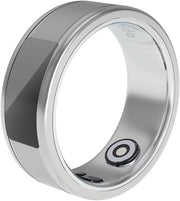 Next Store Health & Fitness Tracker Smart Ring - Monitors Sleep, Heart Rate, Daily Activity, and Stress Levels - Stylish and Lightweight Design for Men and Women (Silver) - Silver