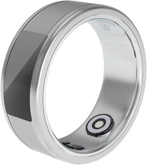 Next Store Health & Fitness Tracker Smart Ring - Monitors Sleep, Heart Rate, Daily Activity, and Stress Levels - Stylish and Lightweight Design for Men and Women (Silver) - Silver