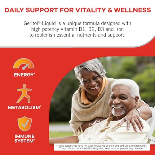 Geritol High Potency Vitamin & Iron Supplement, With Ferrex Tonic, 12 Fl Oz