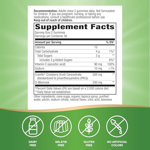 Nature's Way Alive Cranrx Gummy 60's