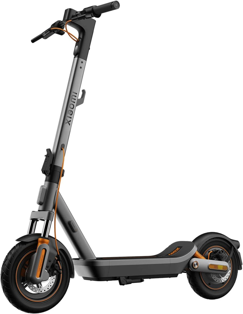 Xiaomi Electric Scooter 6 Lite, Dual-Spring Front Suspension, 25km Range, 10-Inch Pneumatic Tires, 500W Peak Motor, Front Drum & Rear E-ABS Braking, Foldable Scooter for Adults, Road Legal - Black 6 Max