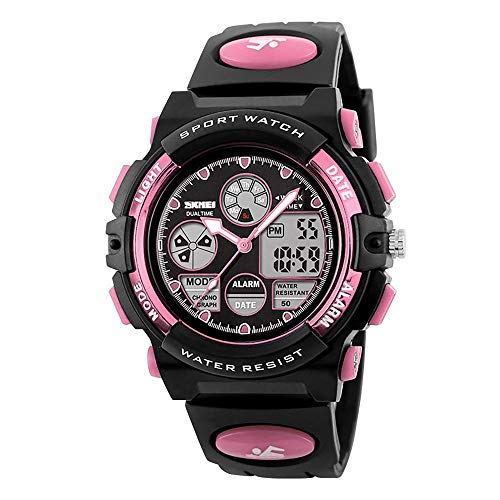 Kids Digital Sport Watch, Boys Girls Waterproof Sports Outdoor Watches Children Casual Electronic Analog Quartz Wrist Watches with Alarm Stopwatch