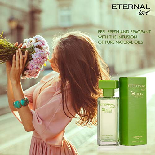 Eternal Love Eau De Parfum X-Louis For Women 100ml & Refreshing Perfumed Body Spray X-Louis For Women 200ml | Combo Set of Perfume & Deodorant Spray