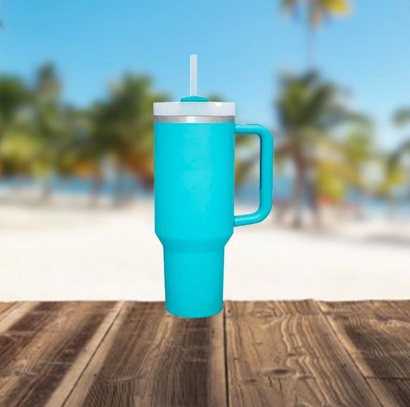 Quencher H2.0 Flowstate Tumbler Stainless Steel Vacuum Insulated Tumbler With Lid and Straw - For Water, Iced Tea, Coffee And More (BubbleGum)