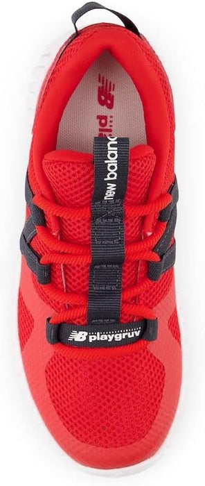 New Balance Kids’ Playgruv V2 Bungee, True Red/Phantom, 2 Infant