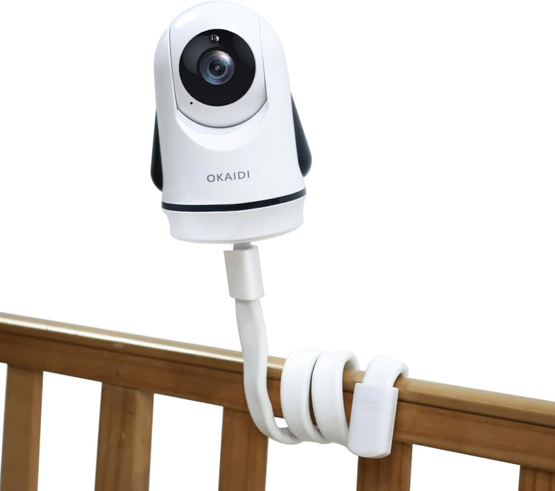 OKAIDI Video Baby Monitor with Camera and Audio, 5" Display Baby Monitor No WiFi, 30H Battery and 1000ft Range Baby Monitor, Remote Pan-Tilt-Zoom Baby Camera, Night Vision, 2-Way Talk, VOX,Temperature