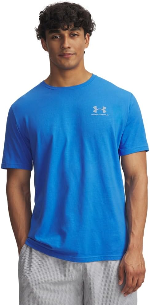 Men's Sportstyle Left Chest Short-sleeve T-shirt T-Shirt - Blue Atlantis / / Blue Calm